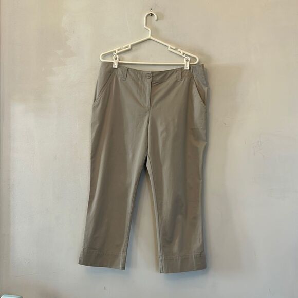 Tommy Bahama cropped khaki pants Ellery fit Regular rise Size 14 New - Picture 1 of 9